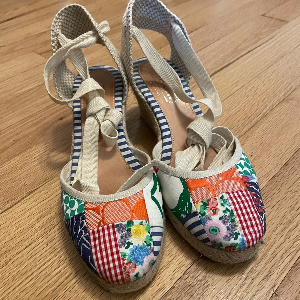 Coach Wedge Espadrilles